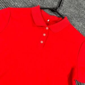 Nike Golf Polo Shirt Youth Girls XL Extra Large Red Short Sleeve Casual School
